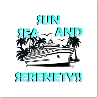 SUN SEA AND SERENETY! - Vacation Posters and Art